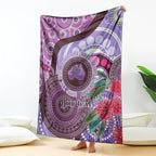 Personalised Australia NAIDOC 2024 Blanket Keep the Fire Burning Hakea Flowers