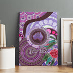 Personalised Australia NAIDOC 2024 Canvas Wall Art Keep the Fire Burning Hakea Flowers