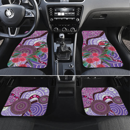 Personalised Australia NAIDOC 2024 Car Mats Keep the Fire Burning Hakea Flowers