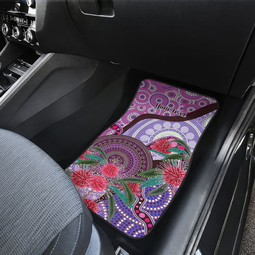 Personalised Australia NAIDOC 2024 Car Mats Keep the Fire Burning Hakea Flowers
