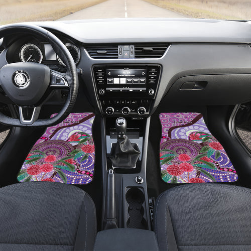 Personalised Australia NAIDOC 2024 Car Mats Keep the Fire Burning Hakea Flowers