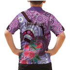 Personalised Australia NAIDOC 2024 Family Matching Mermaid Dress and Hawaiian Shirt Keep the Fire Burning Hakea Flowers