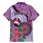 Personalised Australia NAIDOC 2024 Family Matching Mermaid Dress and Hawaiian Shirt Keep the Fire Burning Hakea Flowers