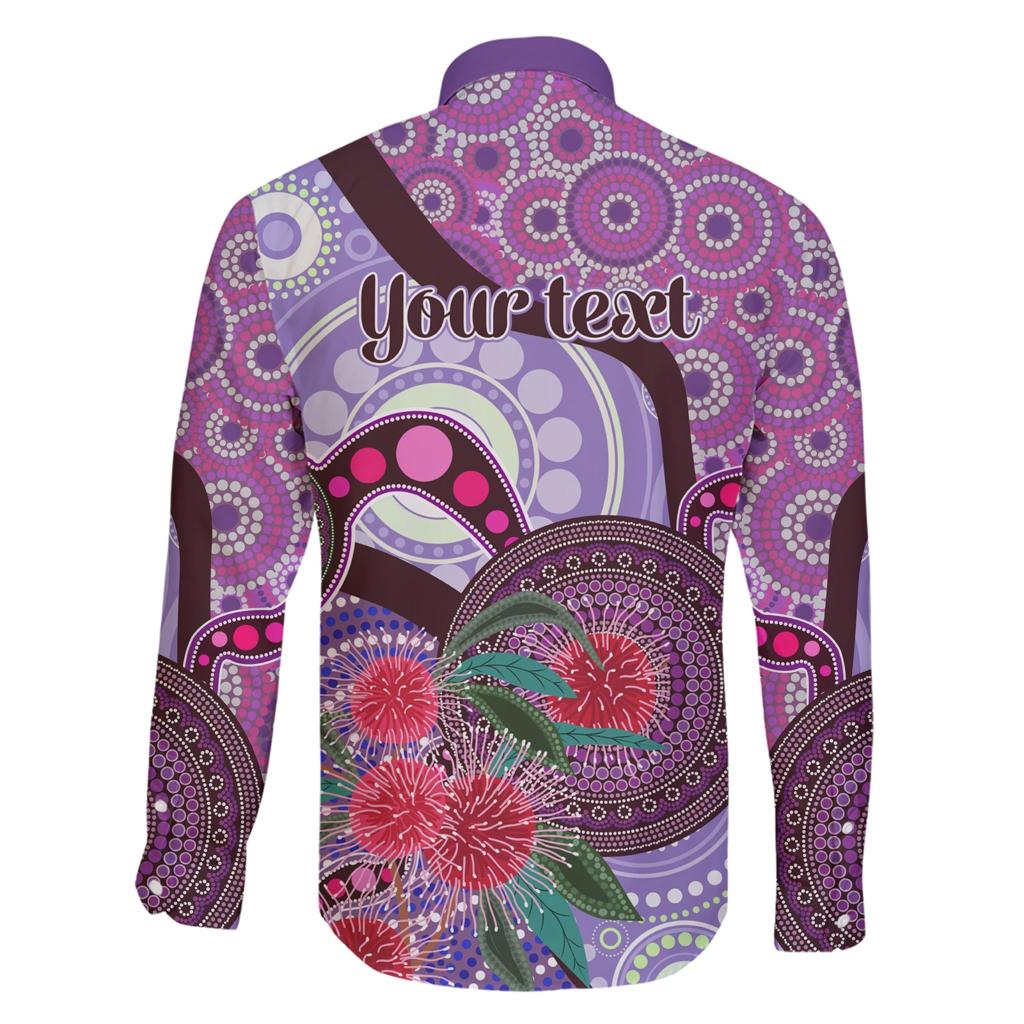 Personalised Australia NAIDOC 2024 Family Matching Short Sleeve Bodycon Dress and Hawaiian Shirt Keep the Fire Burning Hakea Flowers