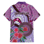 Personalised Australia NAIDOC 2024 Family Matching Tank Maxi Dress and Hawaiian Shirt Keep the Fire Burning Hakea Flowers