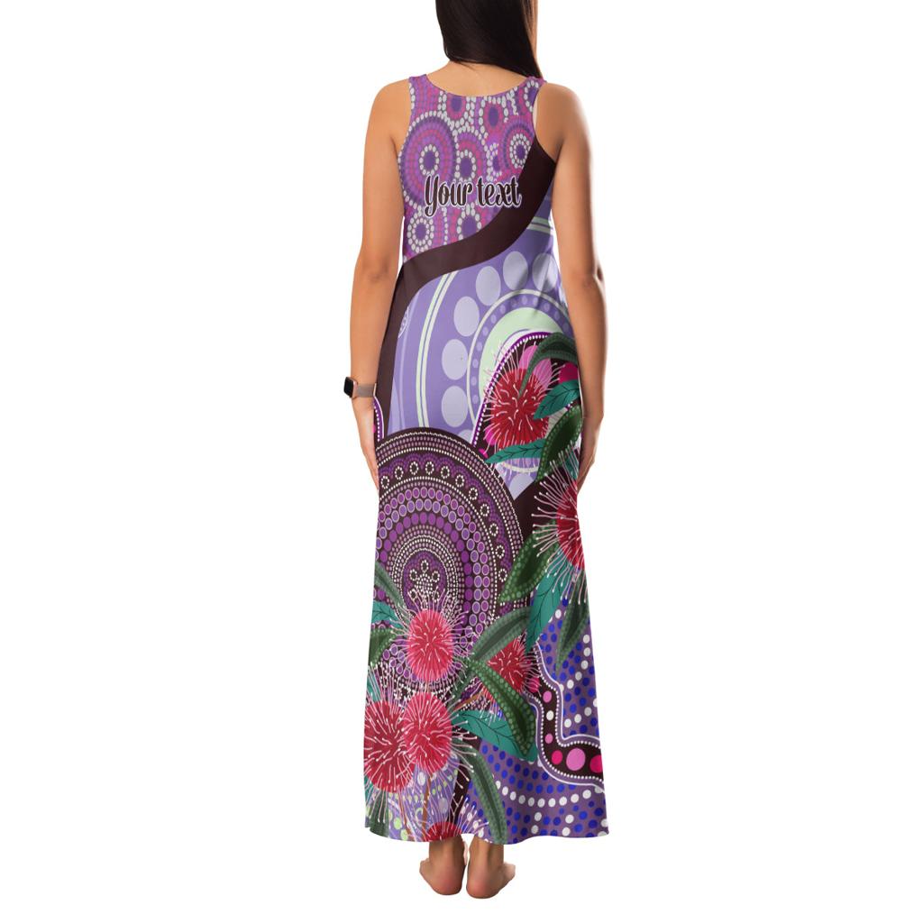 Personalised Australia NAIDOC 2024 Family Matching Tank Maxi Dress and Hawaiian Shirt Keep the Fire Burning Hakea Flowers