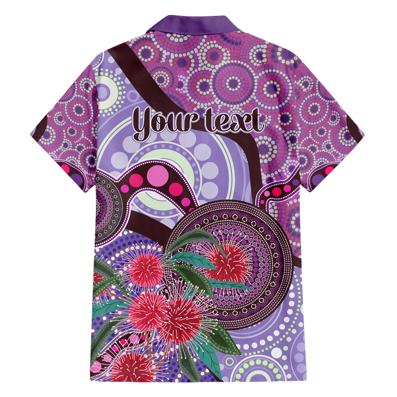 Personalised Australia NAIDOC 2024 Hawaiian Shirt Keep the Fire Burning Hakea Flowers