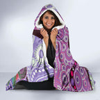 Personalised Australia NAIDOC 2024 Hooded Blanket Keep the Fire Burning Hakea Flowers