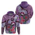 Personalised Australia NAIDOC 2024 Hoodie Keep the Fire Burning Hakea Flowers