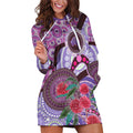 Personalised Australia NAIDOC 2024 Hoodie Dress Keep the Fire Burning Hakea Flowers