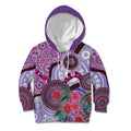 Personalised Australia NAIDOC 2024 Kid Hoodie Keep the Fire Burning Hakea Flowers