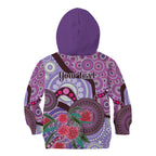 Personalised Australia NAIDOC 2024 Kid Hoodie Keep the Fire Burning Hakea Flowers