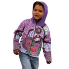 Personalised Australia NAIDOC 2024 Kid Hoodie Keep the Fire Burning Hakea Flowers