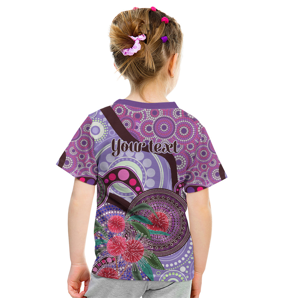 Personalised Australia NAIDOC 2024 Kid T Shirt Keep the Fire Burning Hakea Flowers