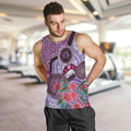 Personalised Australia NAIDOC 2024 Men Tank Top Keep the Fire Burning Hakea Flowers