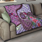 Personalised Australia NAIDOC 2024 Quilt Keep the Fire Burning Hakea Flowers