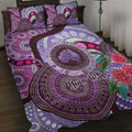 Personalised Australia NAIDOC 2024 Quilt Bed Set Keep the Fire Burning Hakea Flowers