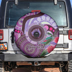 Personalised Australia NAIDOC 2024 Spare Tire Cover Keep the Fire Burning Hakea Flowers