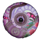 Personalised Australia NAIDOC 2024 Spare Tire Cover Keep the Fire Burning Hakea Flowers