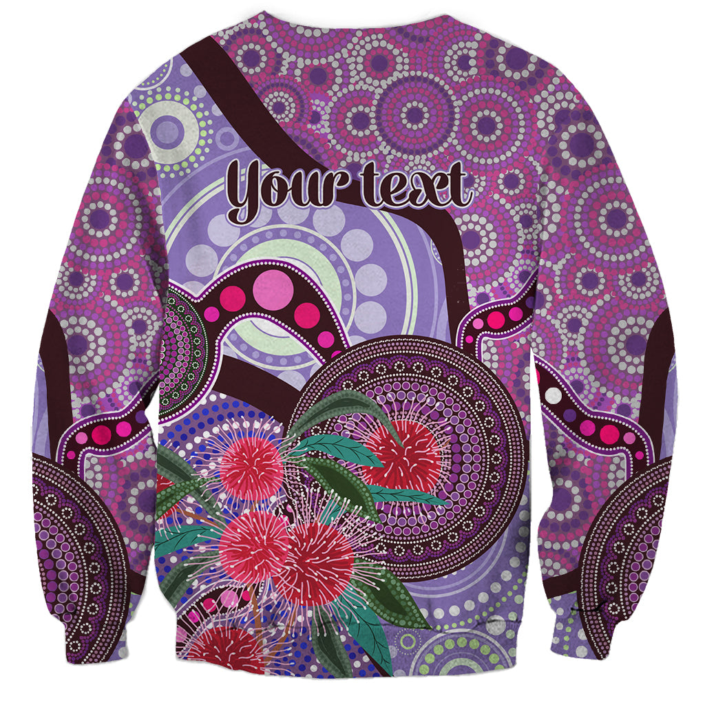 Personalised Australia NAIDOC 2024 Sweatshirt Keep the Fire Burning Hakea Flowers