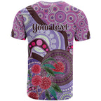 Personalised Australia NAIDOC 2024 T Shirt Keep the Fire Burning Hakea Flowers