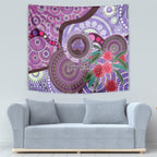 Personalised Australia NAIDOC 2024 Tapestry Keep the Fire Burning Hakea Flowers