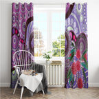 Personalised Australia NAIDOC 2024 Window Curtain Keep the Fire Burning Hakea Flowers