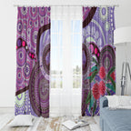 Personalised Australia NAIDOC 2024 Window Curtain Keep the Fire Burning Hakea Flowers