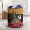 Australia ANZAC Day Personalised Laundry Basket Honouring The Animals That Served