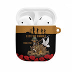 Australia ANZAC Day Personalised AirPods Case Honouring The Animals That Served