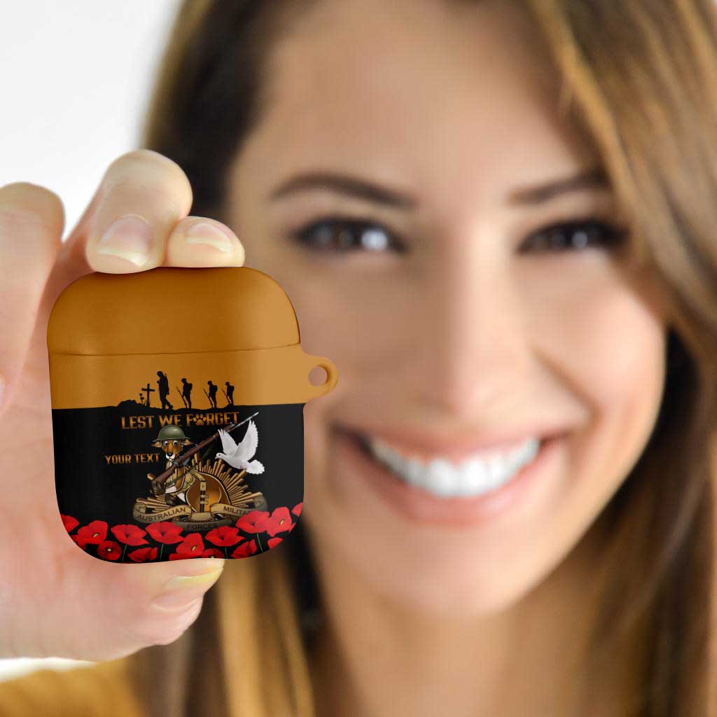 Australia ANZAC Day Personalised AirPods Case Honouring The Animals That Served