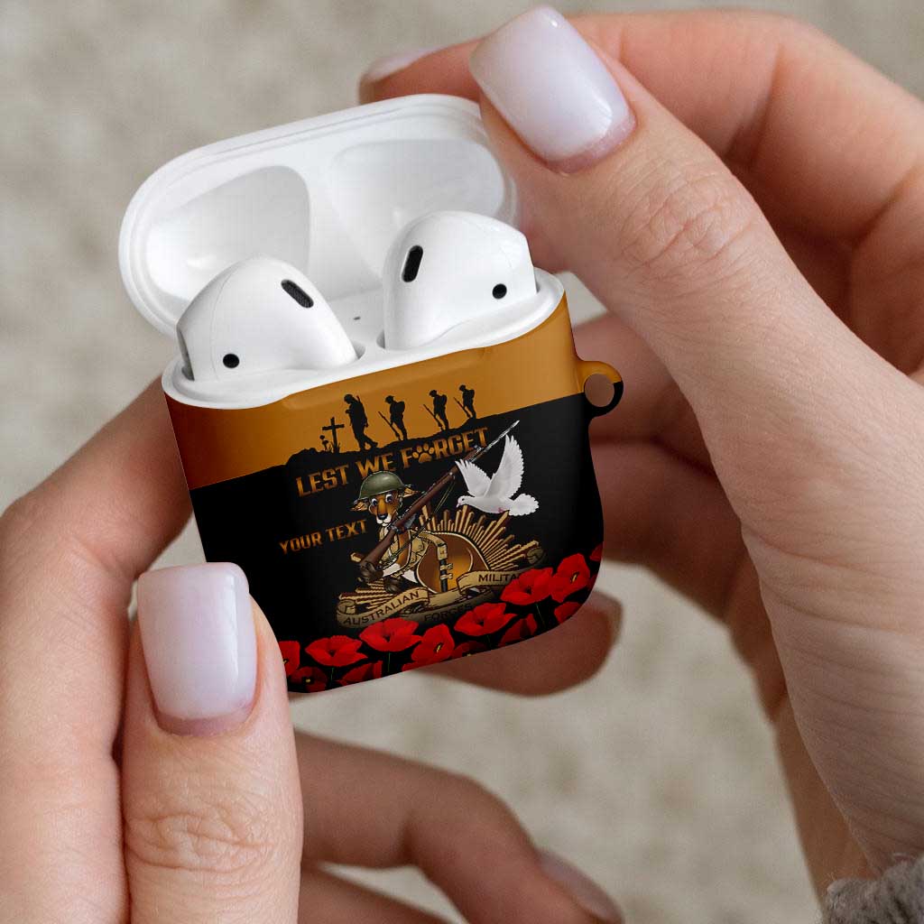 Australia ANZAC Day Personalised AirPods Case Honouring The Animals That Served