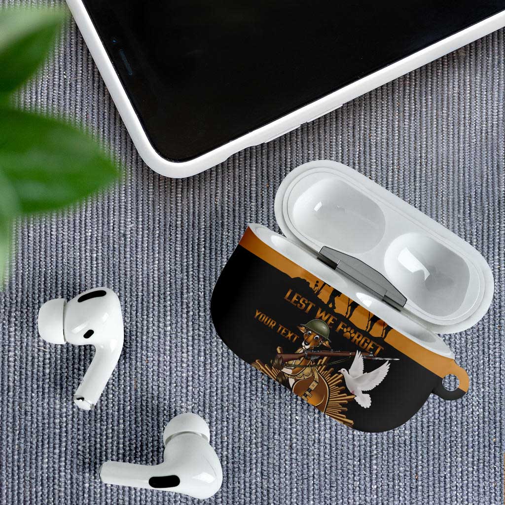 Australia ANZAC Day Personalised AirPods Case Honouring The Animals That Served