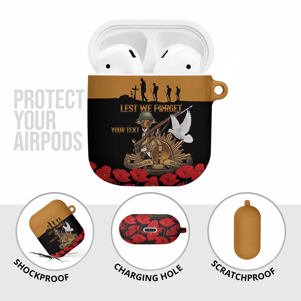 Australia ANZAC Day Personalised AirPods Case Honouring The Animals That Served
