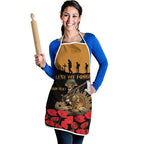 Australia ANZAC Day Personalised Apron Honouring The Animals That Served