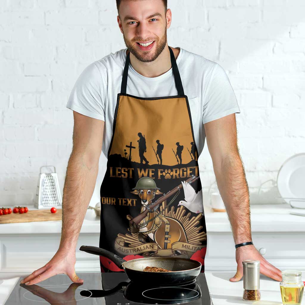 Australia ANZAC Day Personalised Apron Honouring The Animals That Served