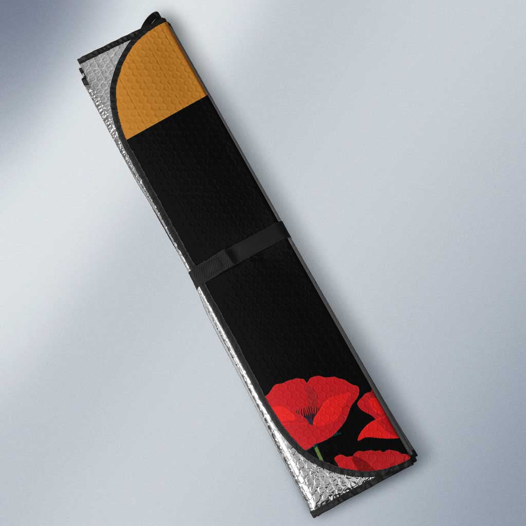Australia ANZAC Day Personalised Auto Sun Shade Honouring The Animals That Served