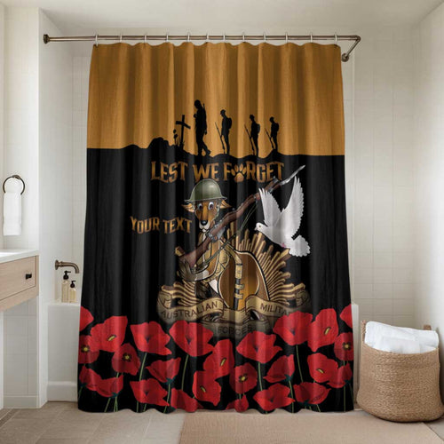 Australia ANZAC Day Personalised Bathroom Set Honouring The Animals That Served