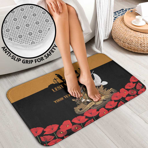 Australia ANZAC Day Personalised Bathroom Set Honouring The Animals That Served