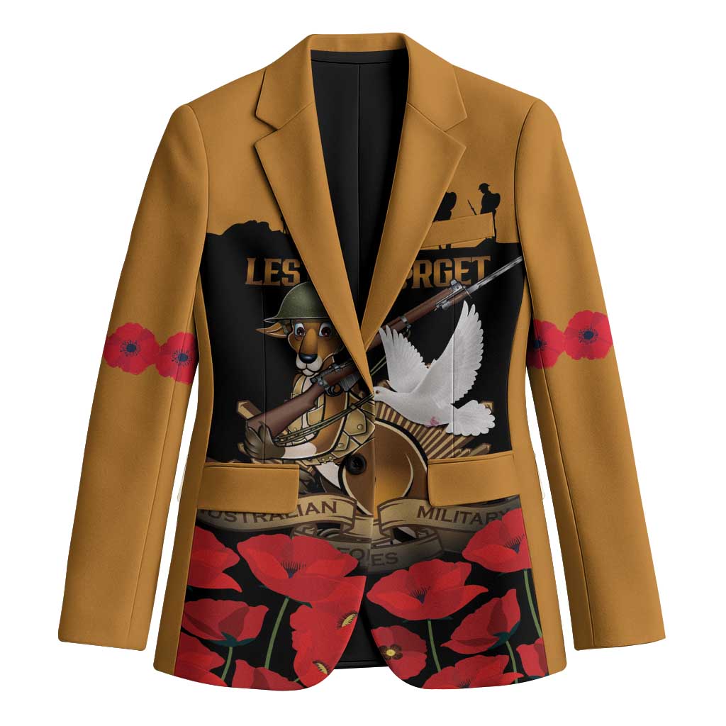 Australia ANZAC Day Personalised Blazer Honouring The Animals That Served