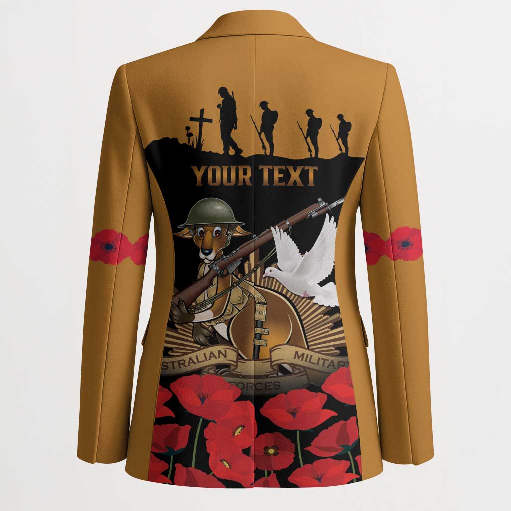 Australia ANZAC Day Personalised Blazer Honouring The Animals That Served