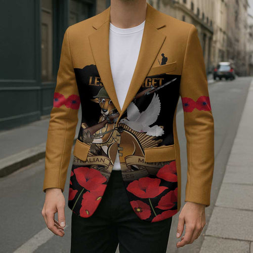 Australia ANZAC Day Personalised Blazer Honouring The Animals That Served