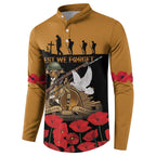 Australia ANZAC Day Personalised Button Sweatshirt Honouring The Animals That Served