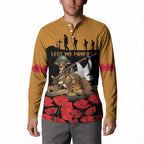 Australia ANZAC Day Personalised Button Sweatshirt Honouring The Animals That Served