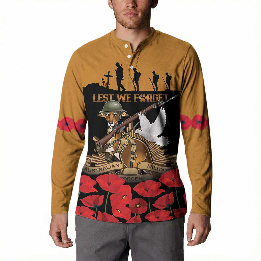 Australia ANZAC Day Personalised Button Sweatshirt Honouring The Animals That Served