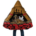 Australia ANZAC Day Personalised Cloak Honouring The Animals That Served