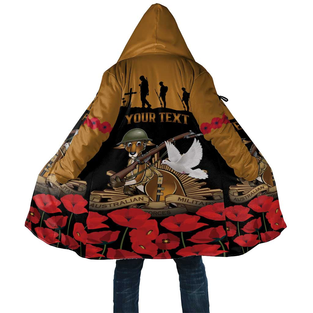 Australia ANZAC Day Personalised Cloak Honouring The Animals That Served