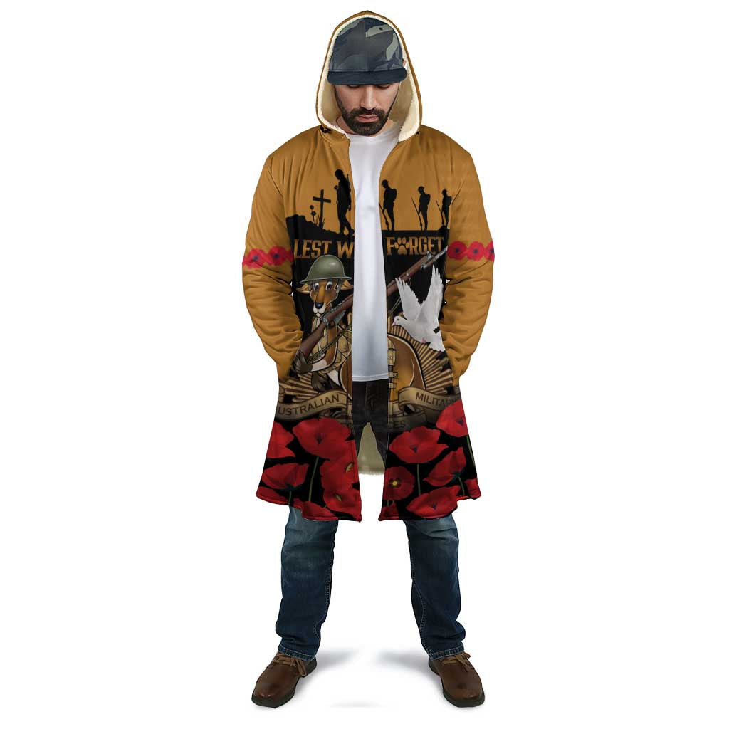 Australia ANZAC Day Personalised Cloak Honouring The Animals That Served