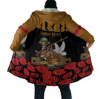 Australia ANZAC Day Personalised Cloak Honouring The Animals That Served