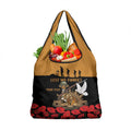 Australia ANZAC Day Personalised Grocery Bag Honouring The Animals That Served